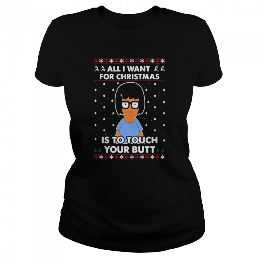 Bob’s Burger Christmas Knit Pattern shirt Classic Women's T-shirt