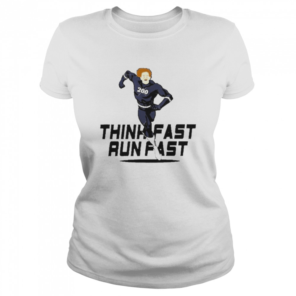Chad Powers 200 American Football Think Fast Run Fast Classic Women's T-shirt