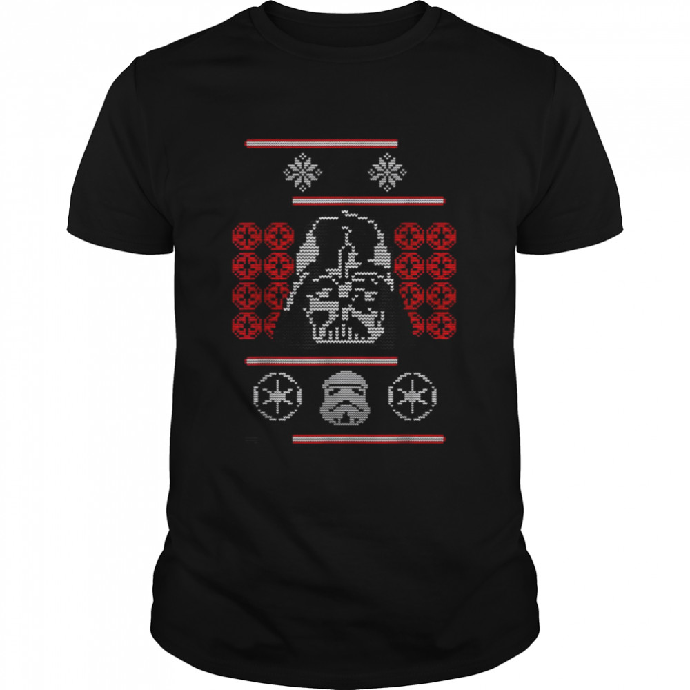Dv Knit Pattern Mandalorian Star Wars shirt