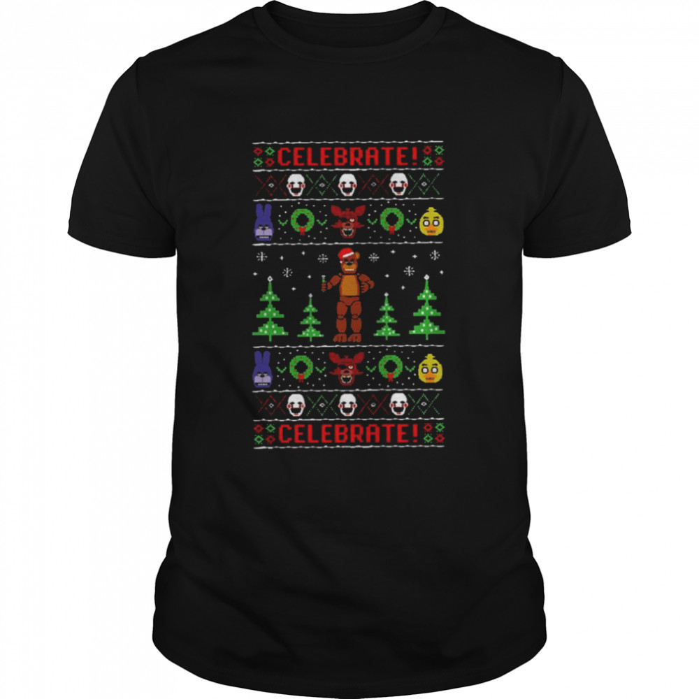 Five Nights At Freddy’s Knit Pattern shirt