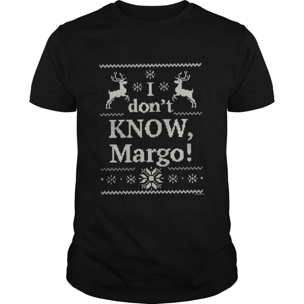 Knit Pattern I Don’t Know Margo shirt