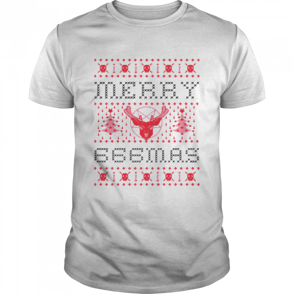 Merry 666mass Ugly Christmas shirt