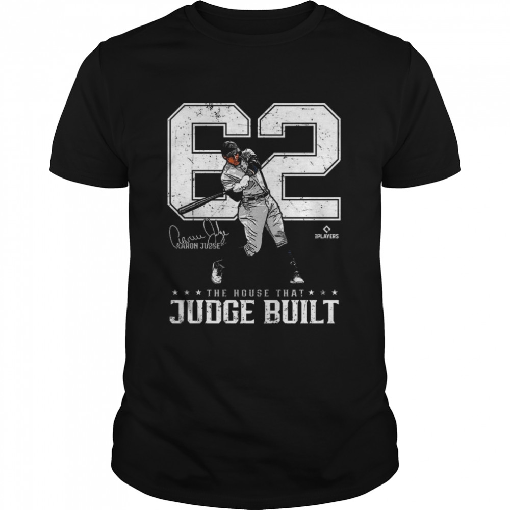 Aaron Judge 62 The house that Judge built signature shirt Classic Men's T-shirt
