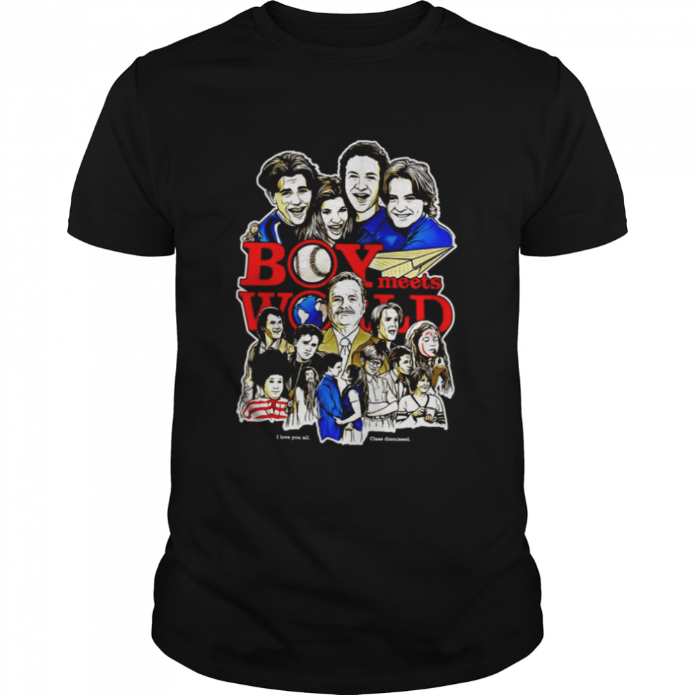 All Characters In Boy Meets World Animated shirt Classic Men's T-shirt