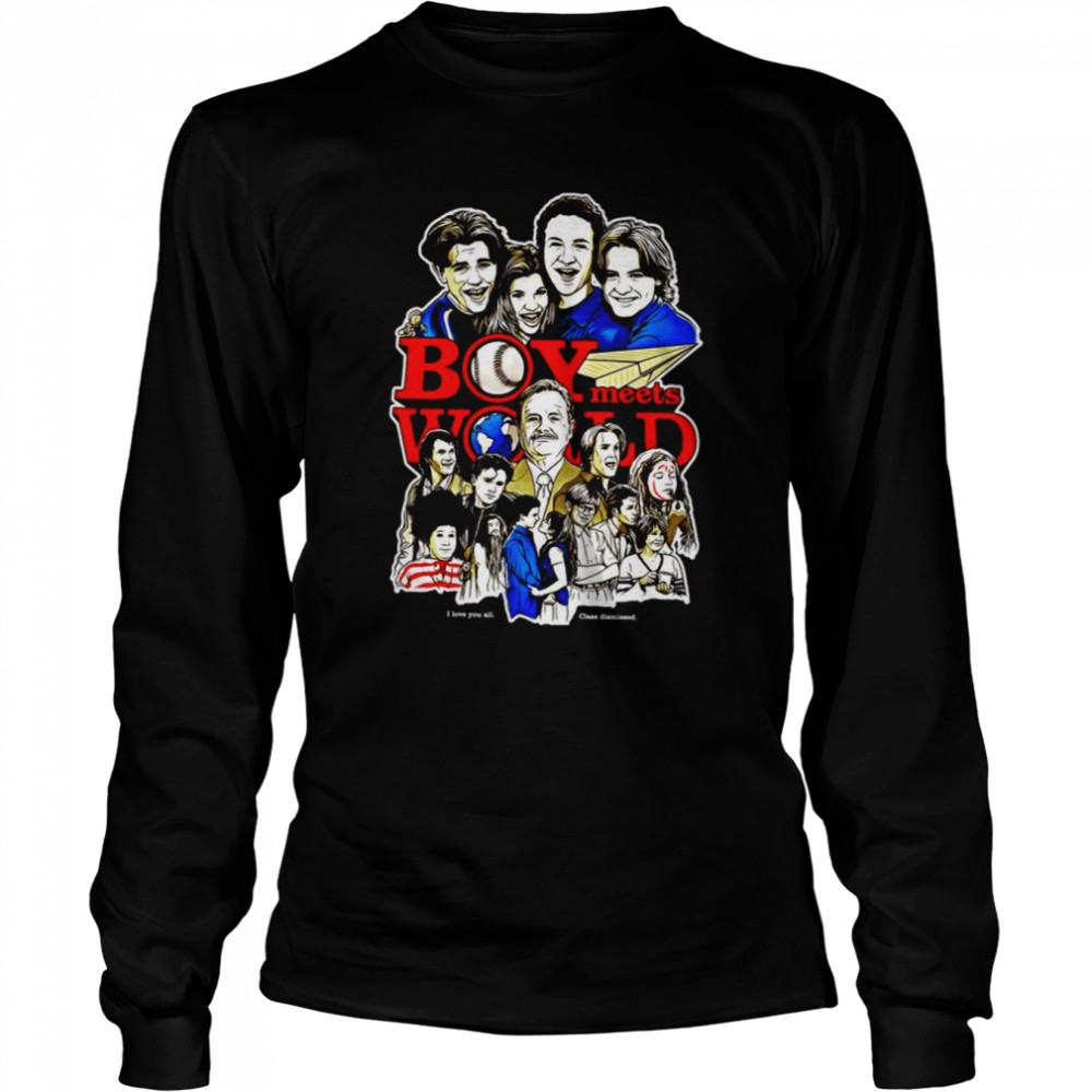 All Characters In Boy Meets World Animated shirt Long Sleeved T-shirt
