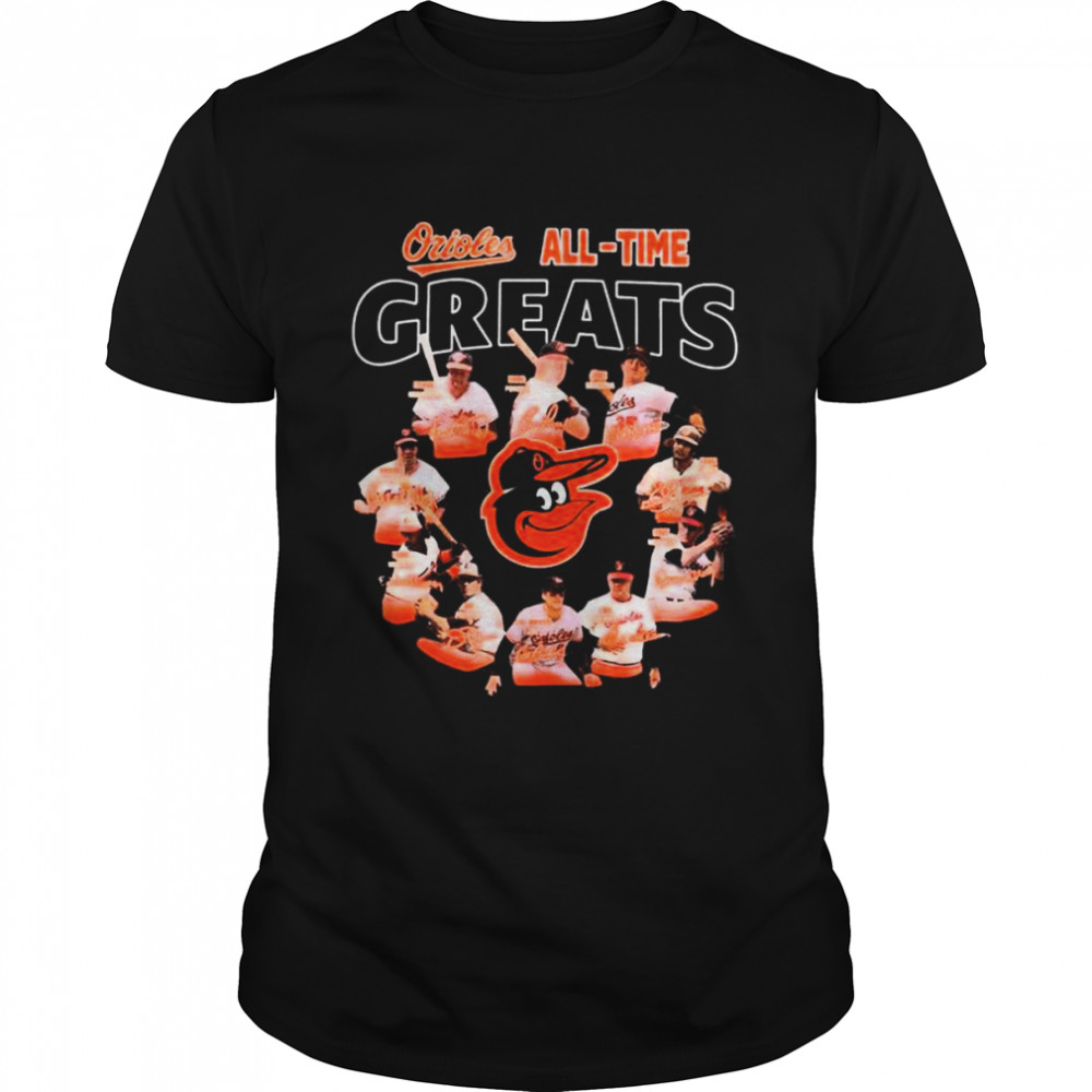 Baltimore Orioles all time great signatures 2022 shirt