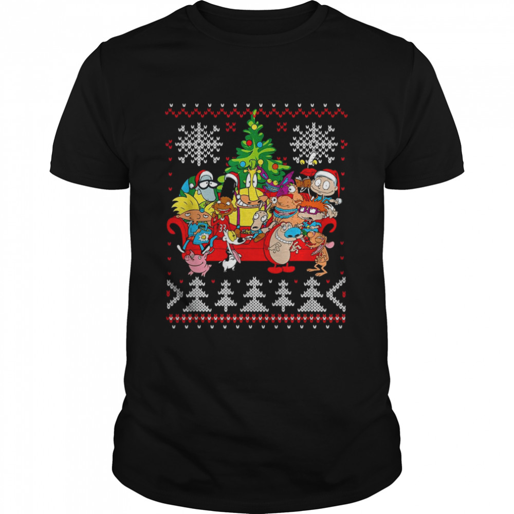 Complete Nick 90s TV Show Ugly Christmas T-Shirt