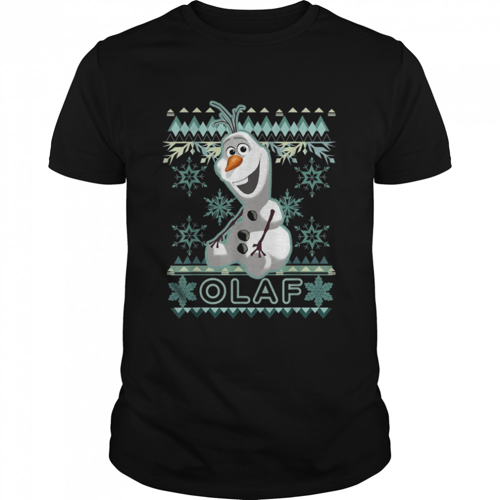 Disney Frozen Olaf Ugly Christmas T- Classic Men's T-shirt