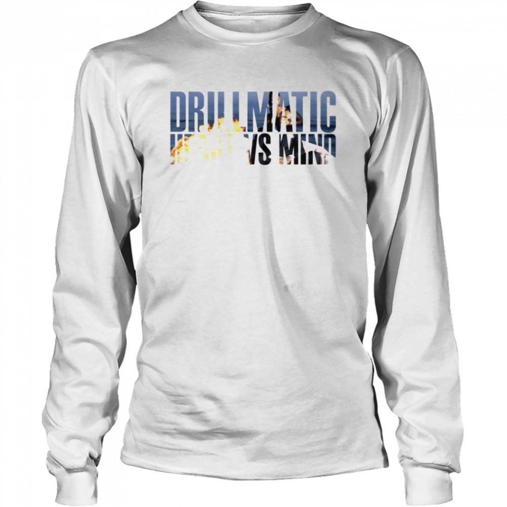 Drillmatic Heart Vs Mind Cover Artwork The Game shirt Long Sleeved T-shirt