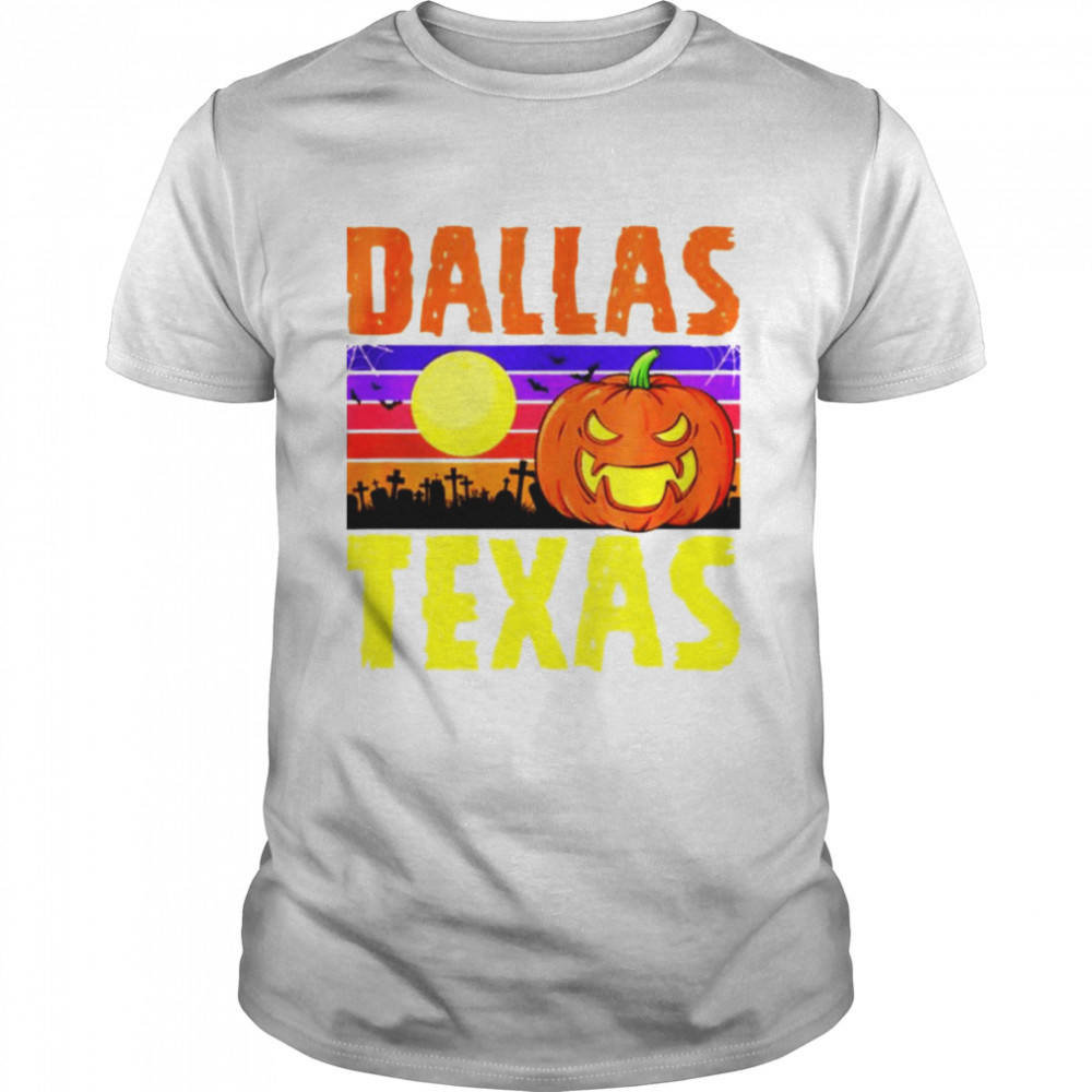 Halloween Dallas Texas Pumpkin shirt Classic Men's T-shirt