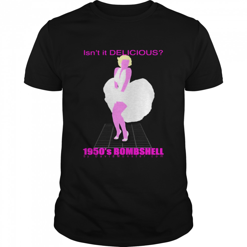 Isn’t It Delicious Blonde Bombshell Silhouette shirt