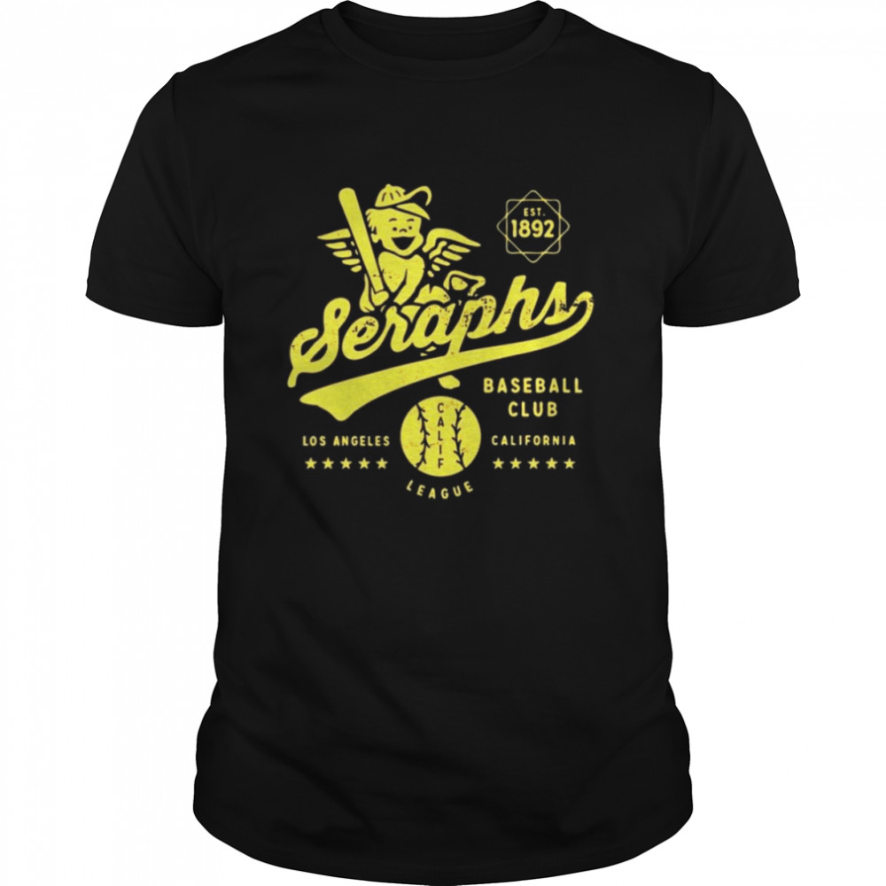 Los Angeles Seraphs California Vintage Defunct Baseball Teams Shirt
