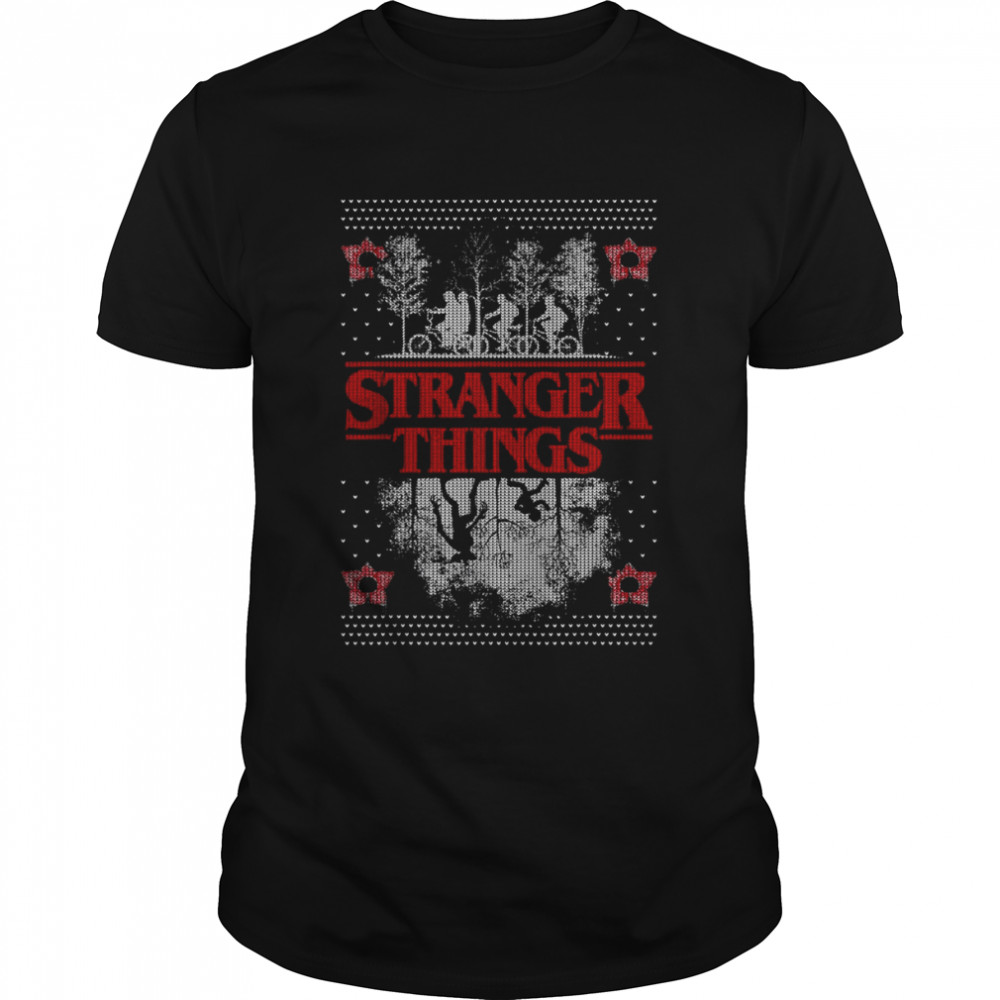 Netflix Stranger Things Ugly Christmas T-Shirt