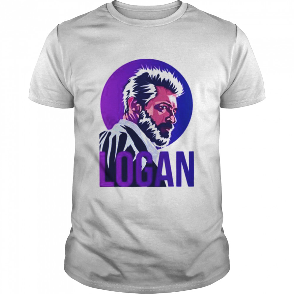 Purple Art Hugh Jackman As Logan shirt