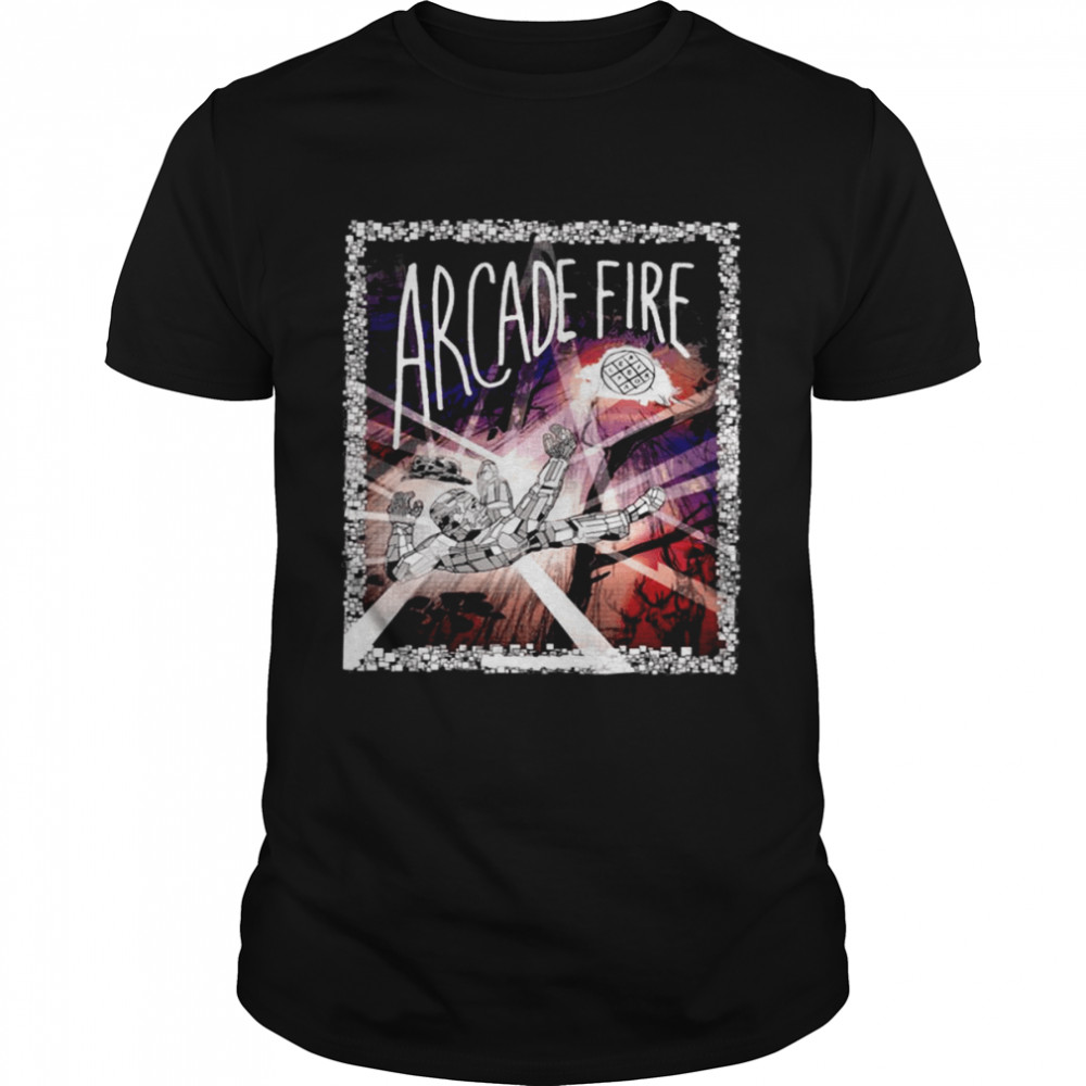 Retro Rock Song Arcade Fire Retro Music Band shirt