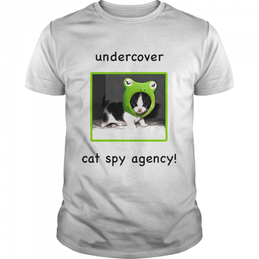 Undercover Cat Spy Agency Tweets Of Cats Shirt
