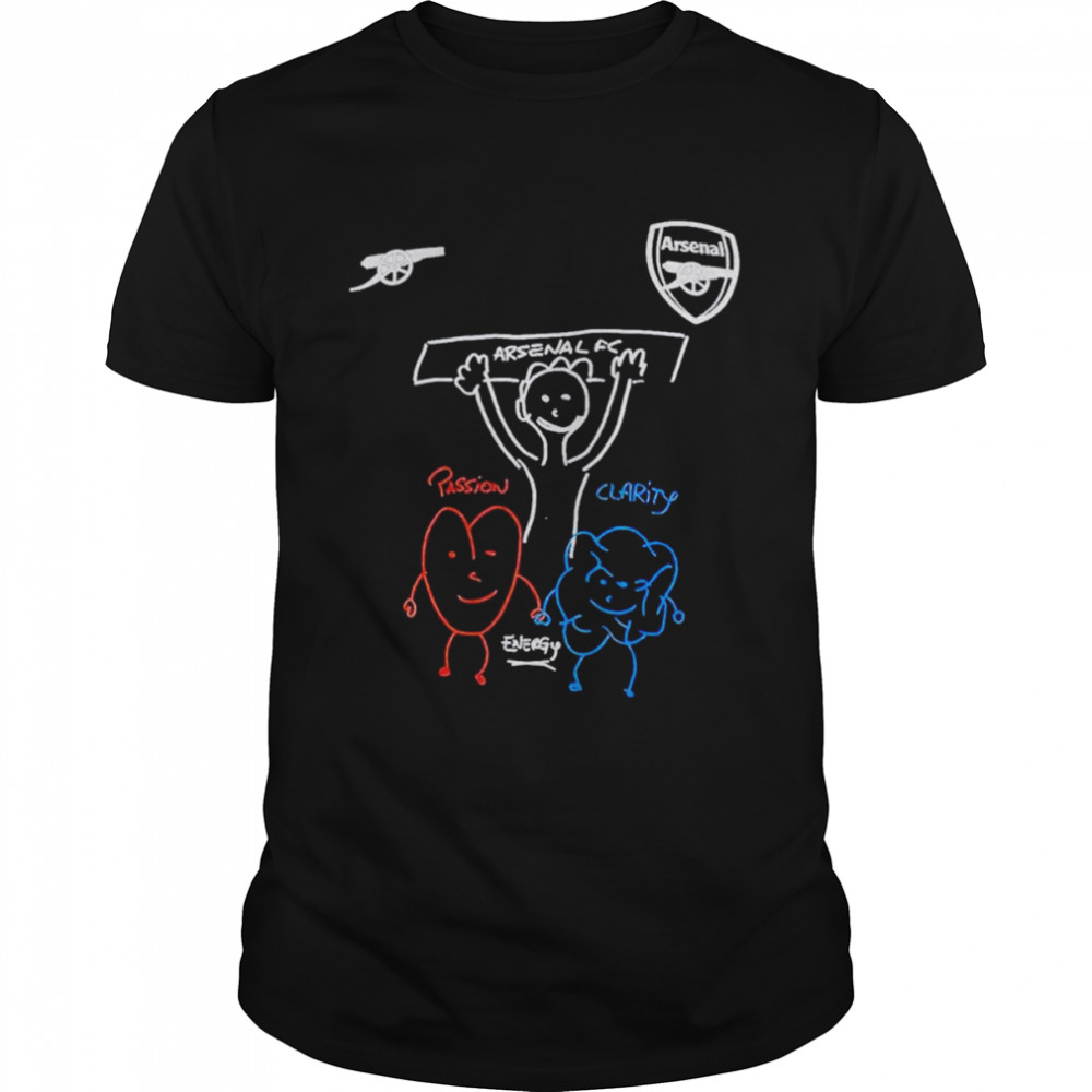 Arsenal FC passion clarity energy unisex T-shirt Classic Men's T-shirt