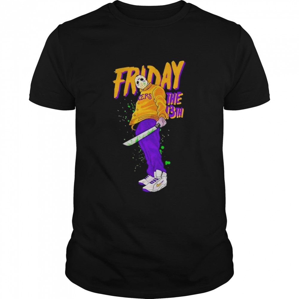 Friday The 13Th Jason Voorhees Los Angeles Lakers Halloween Shirt