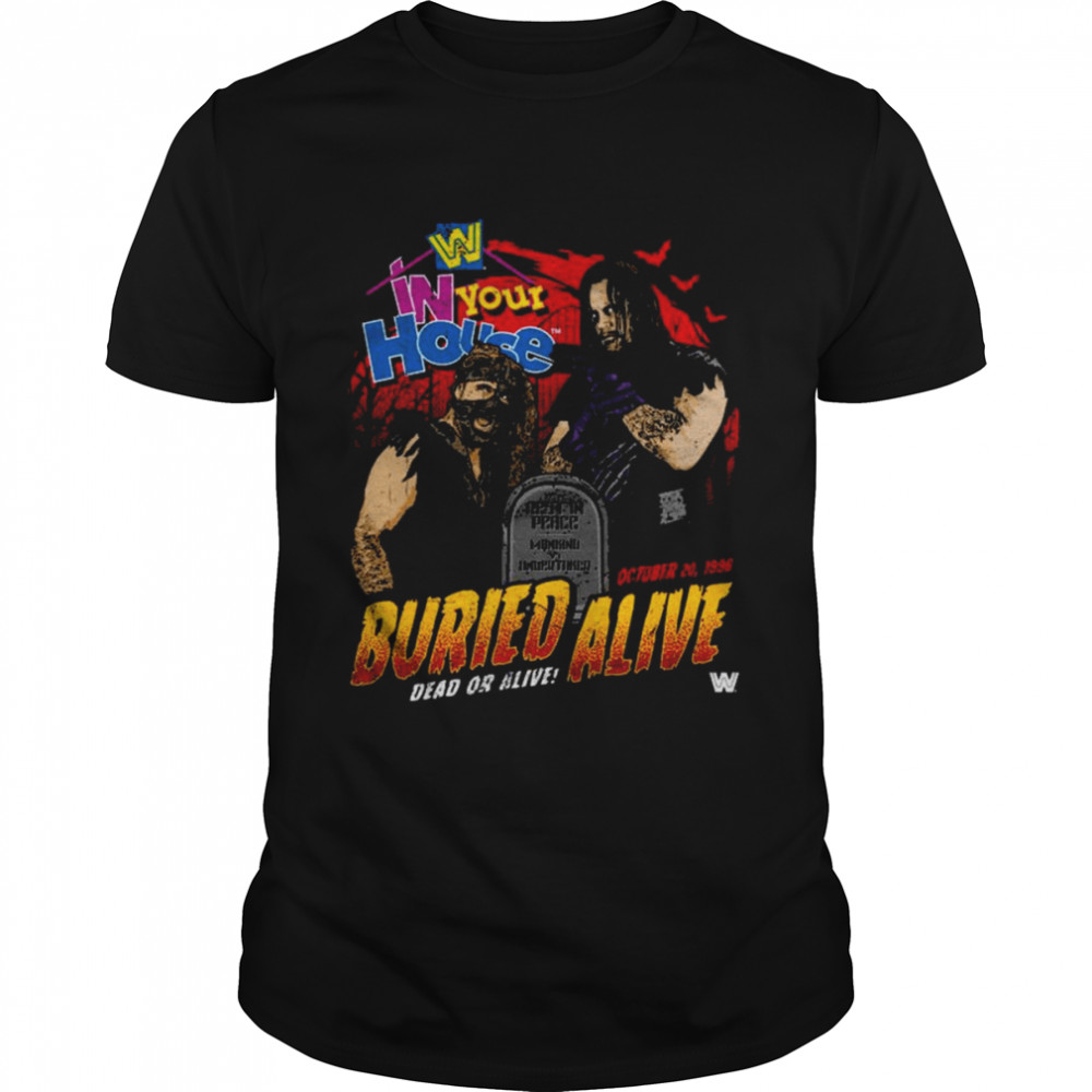 Undertaker and Mankind Buried Alive Match shirt