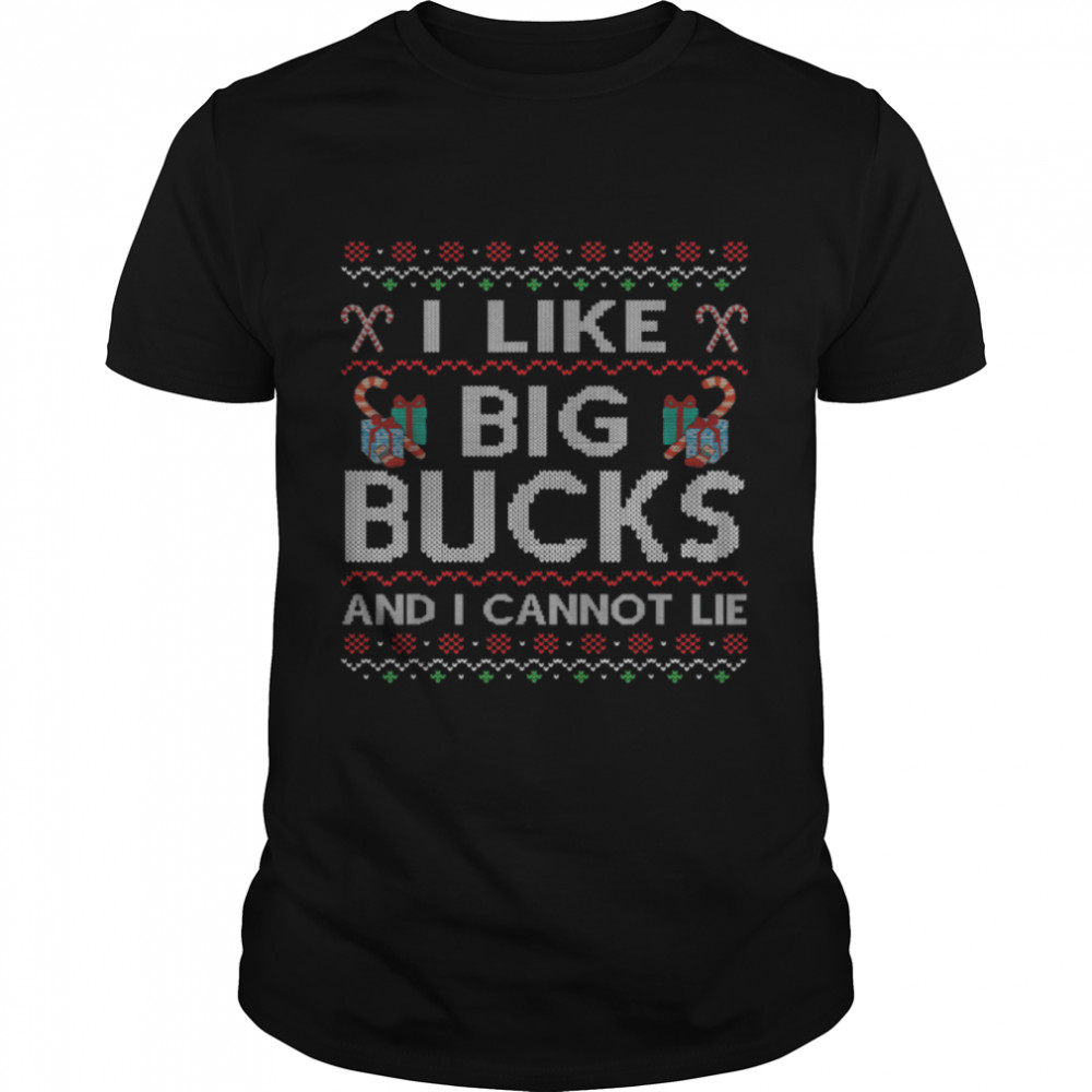 Beer Bubbles Bear+Deer=Beer Bear Antlers Ugly Christmas T-Shirt B0BHHZ28SF