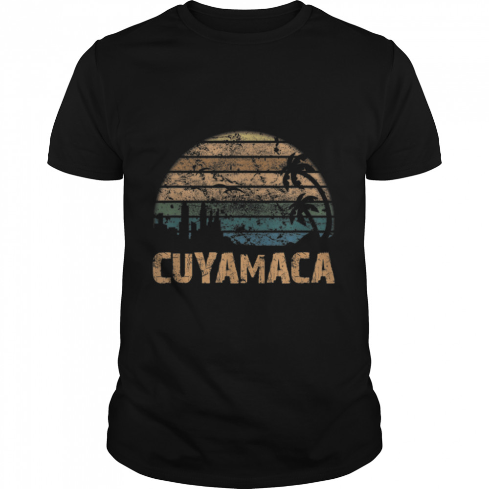 Cuyamaca Vintage Sunset Distressed Funny T-Shirt B0BHJG295Z