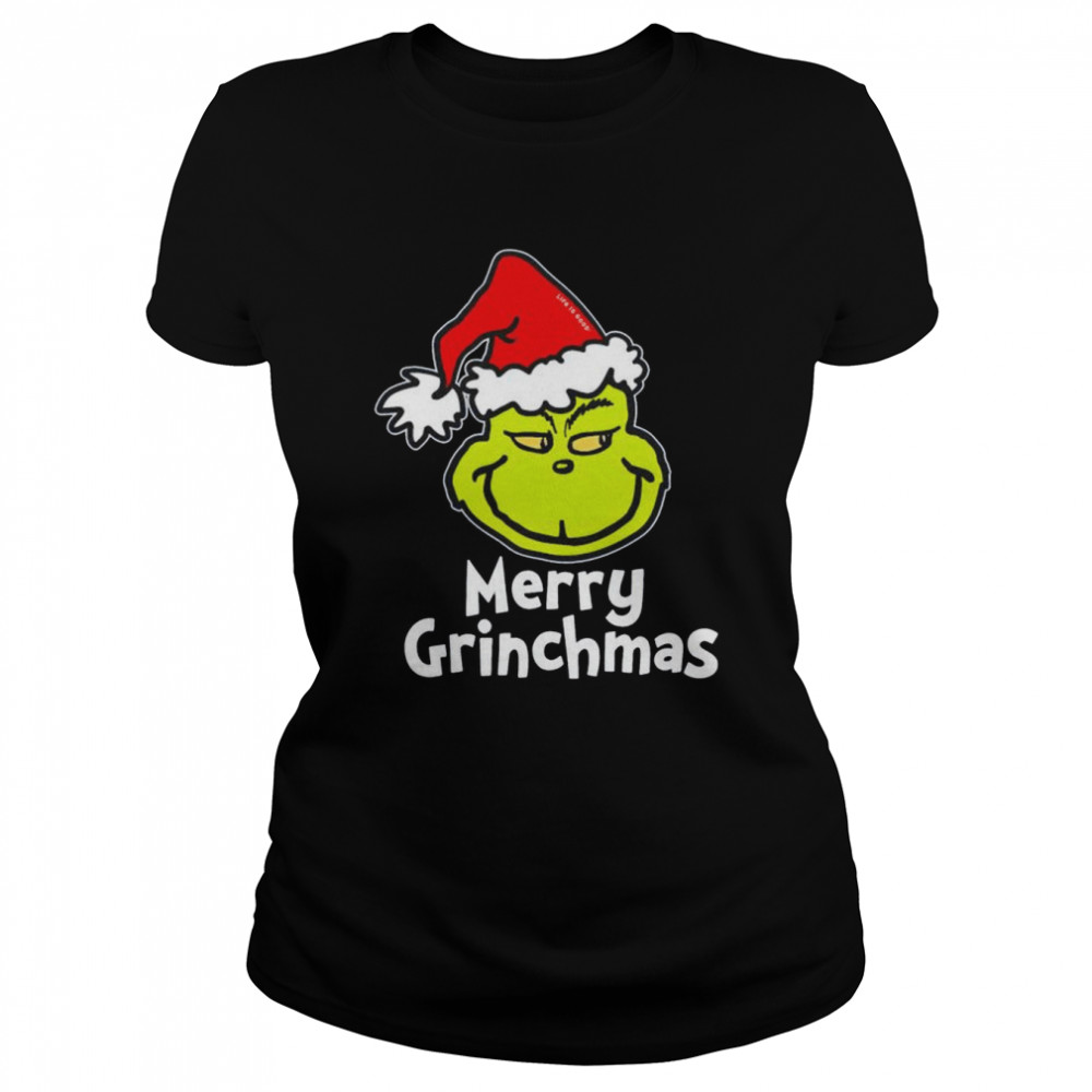 Merry Grinchmas Grinch Christmas shirt Classic Women's T-shirt