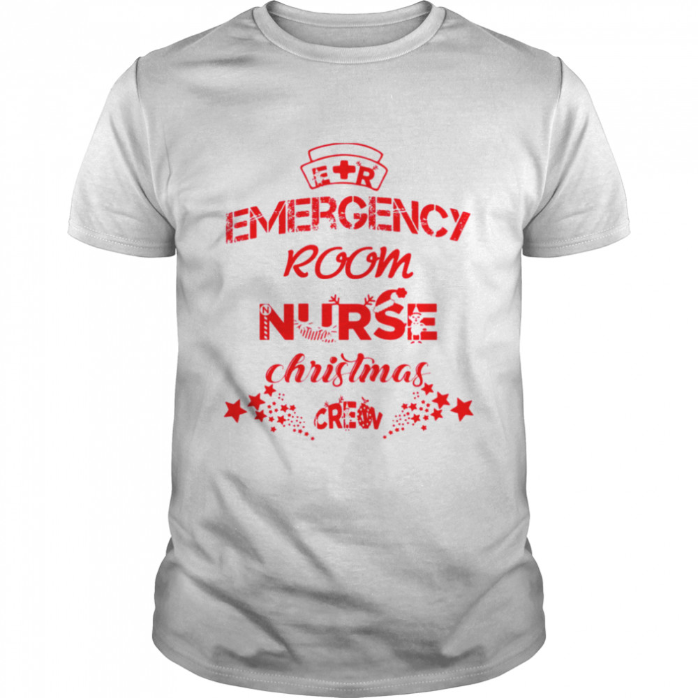 Emergency Room Nurse Christmas Crew Nurse Christmas T- Classic Men's T-shirt