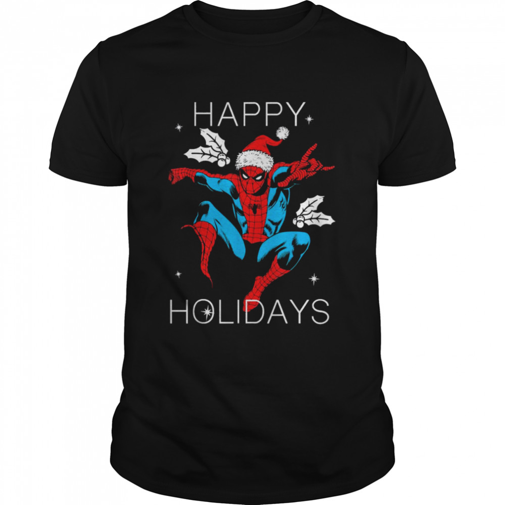 Marvel Spider Man Happy Spider Man Christmas T-Shirt