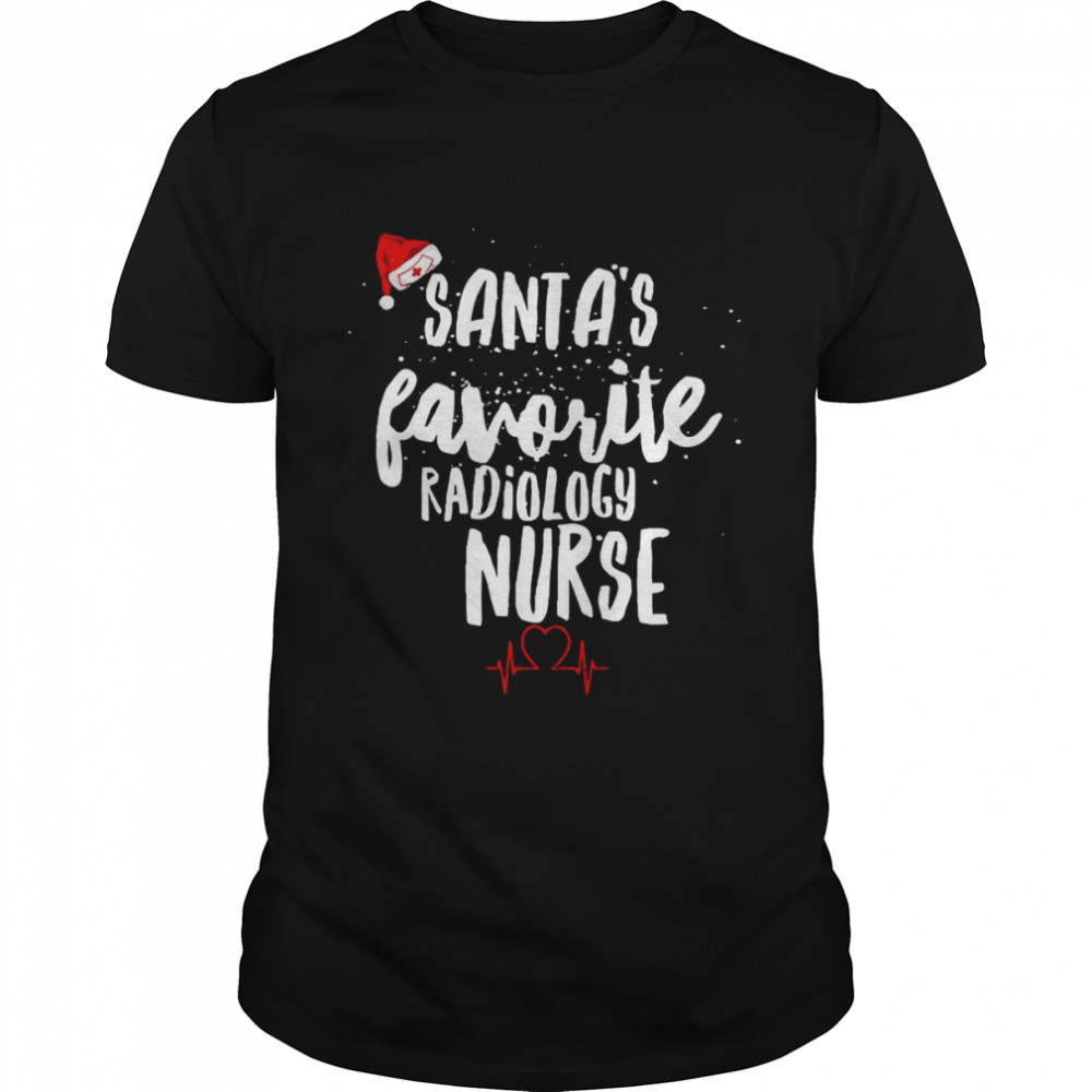 Santa’s Favorite Radiology Nurse Christmas T- Classic Men's T-shirt