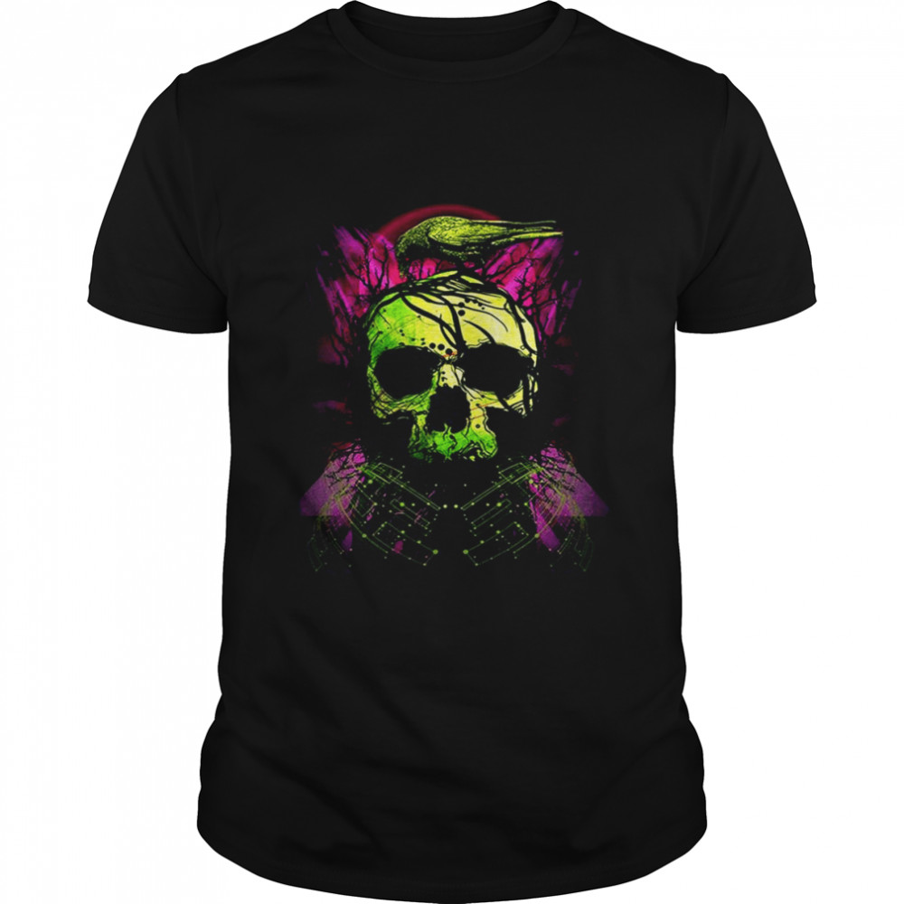 Skull The Raven The Omen shirt