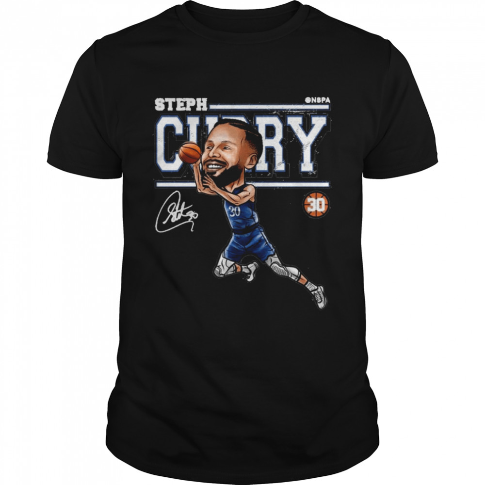 Steph Curry Golden State Warriors 500 Level NBA Cartoon Signature Shirt