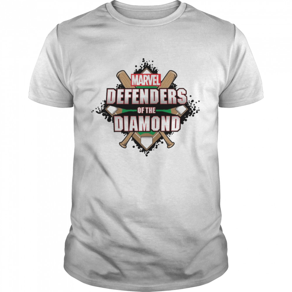 Marvel Defenders of the Diamond MLB Sticker shirt