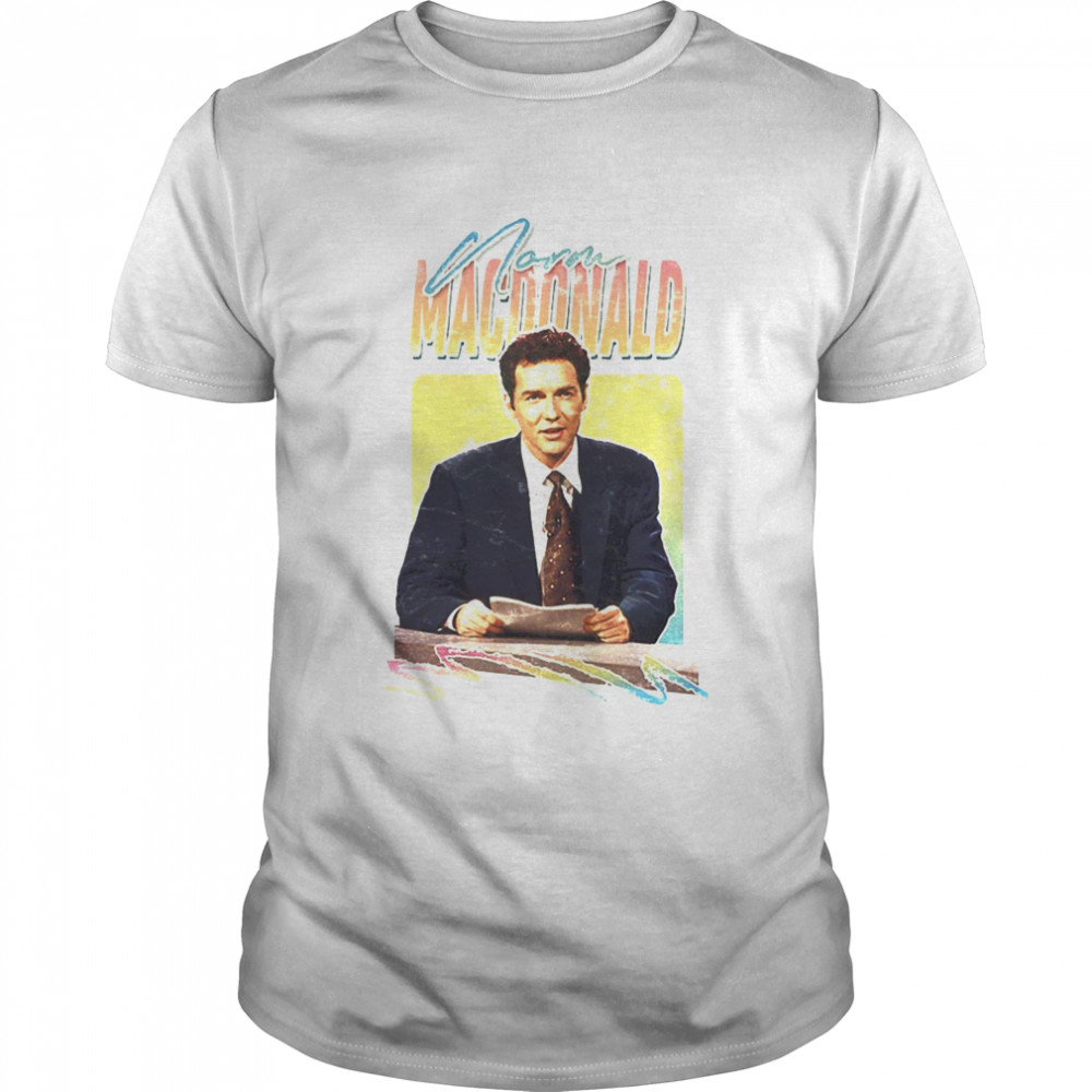 Norm Macdonald 90s Style Faded Look Fan shirt
