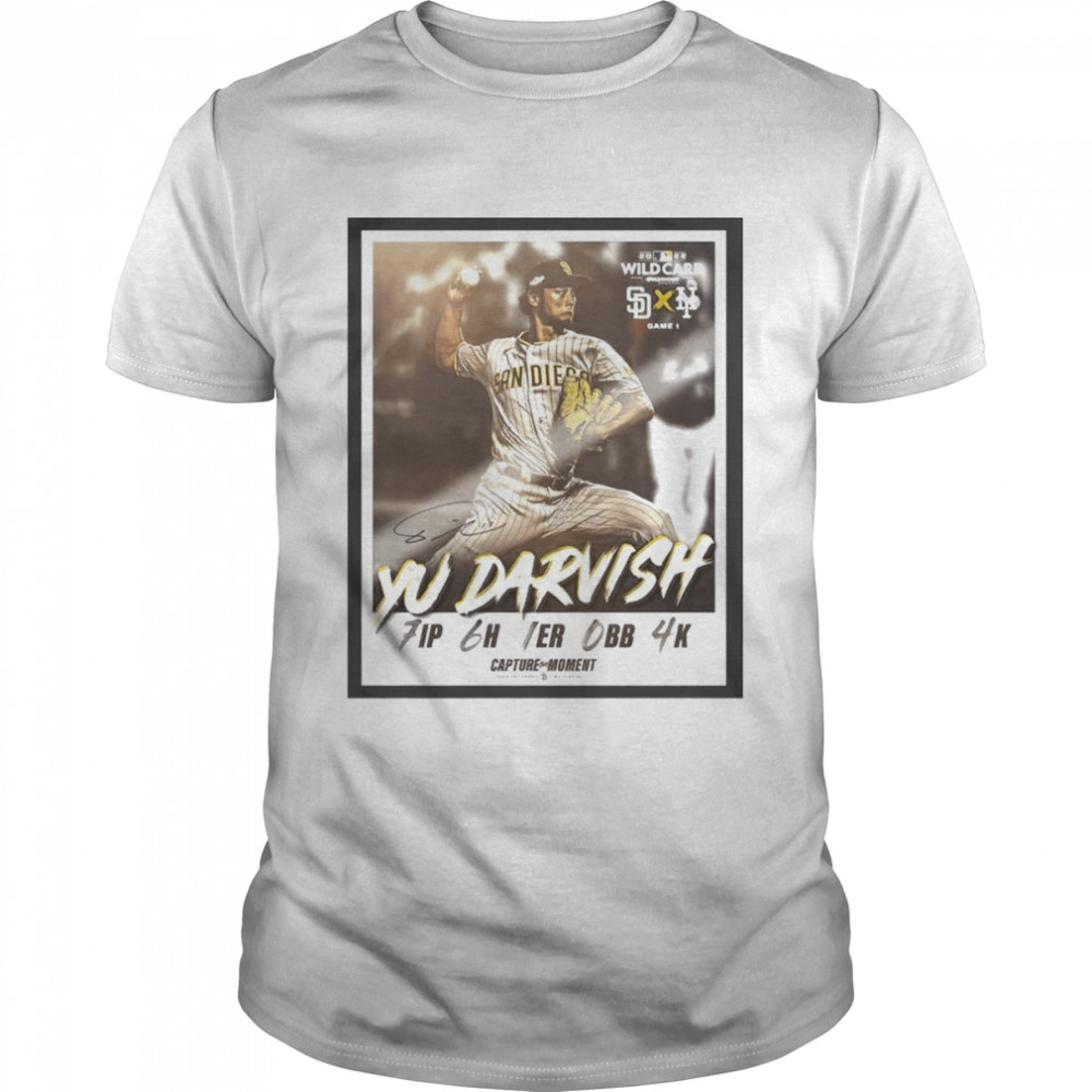 San Diego Padres Yu Darvish Dealt Game 1 2022 Wild Card Shirt
