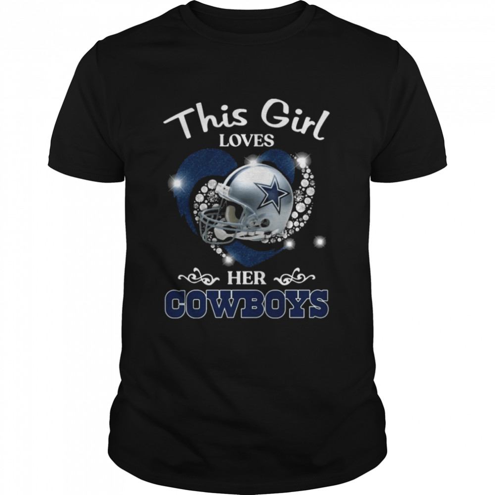 This Girl loves her Dallas Cowboys helmet shirt