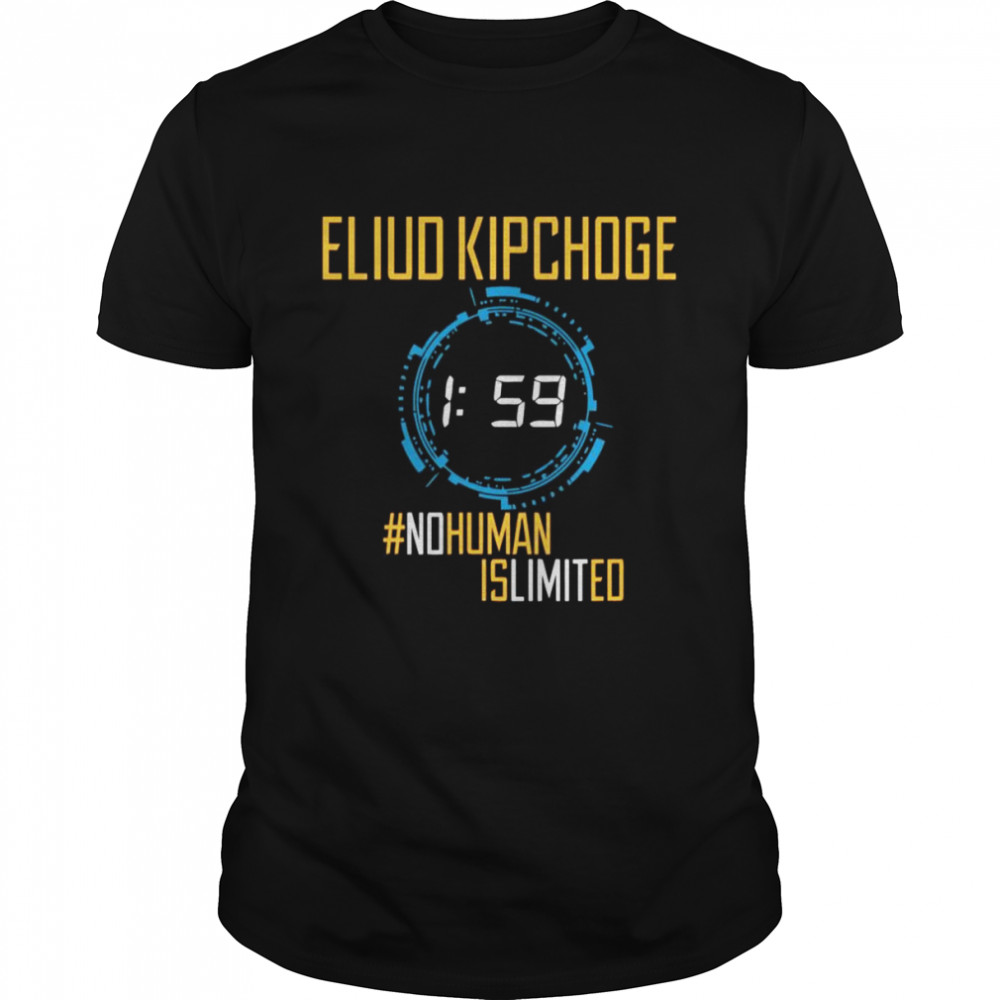 No Human Is Limited Eliud Kipchoge shirt