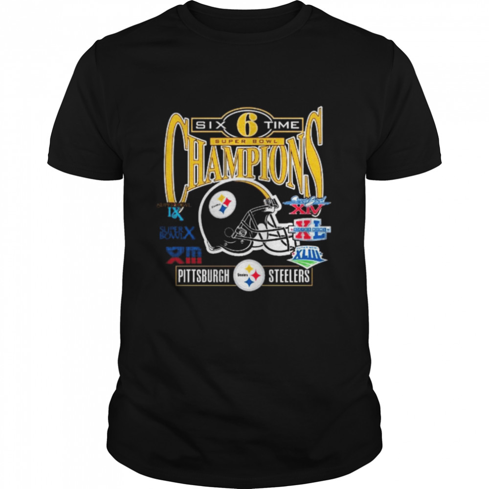 Pittsburgh Steelers Mitchell & Ness 6X Super Bowl Champs Fleece shirt