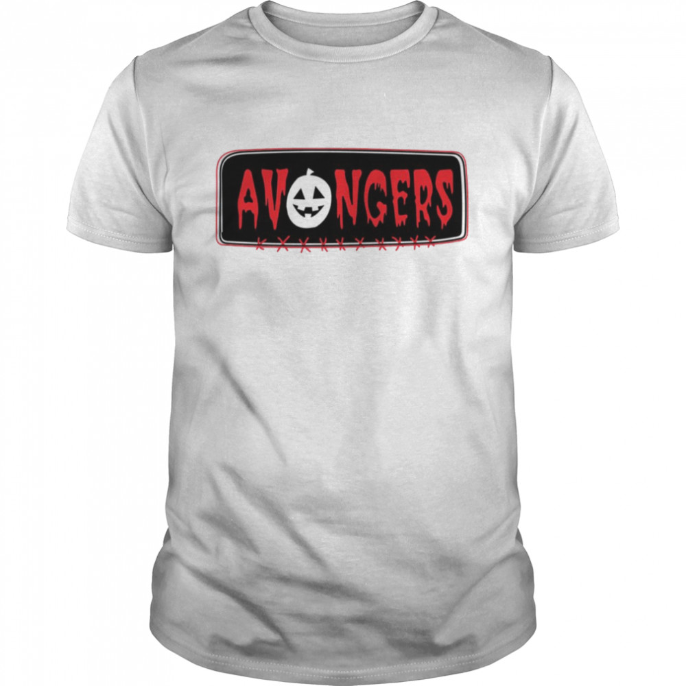 Pumpkin Logo Avongers Marvel Hallowen Avenger shirt