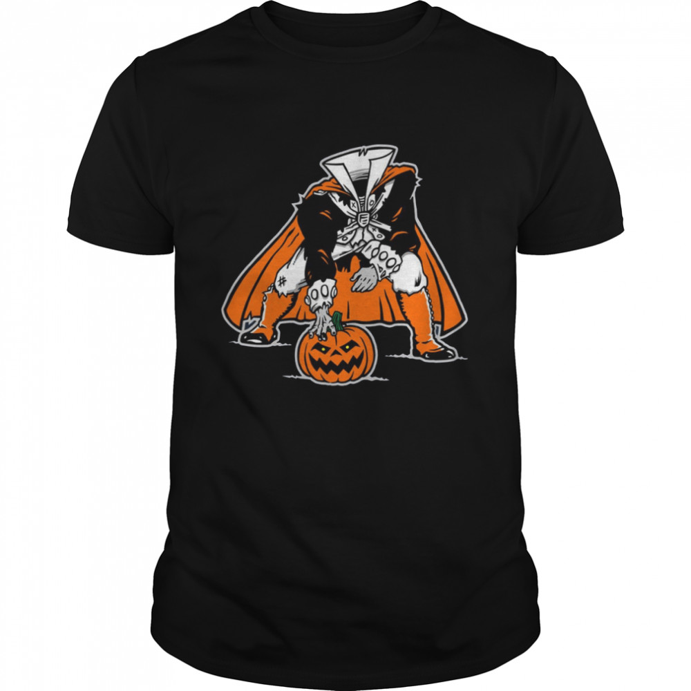 Pumpkinhead Headless Horseman Patriots Logo Deadman shirt