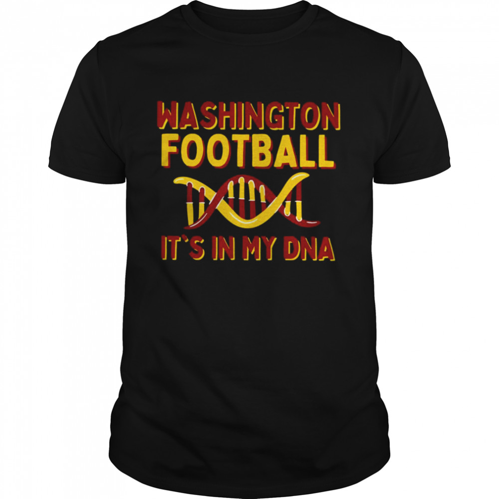 Typo Design Washington Football It’s In My Dna shirt