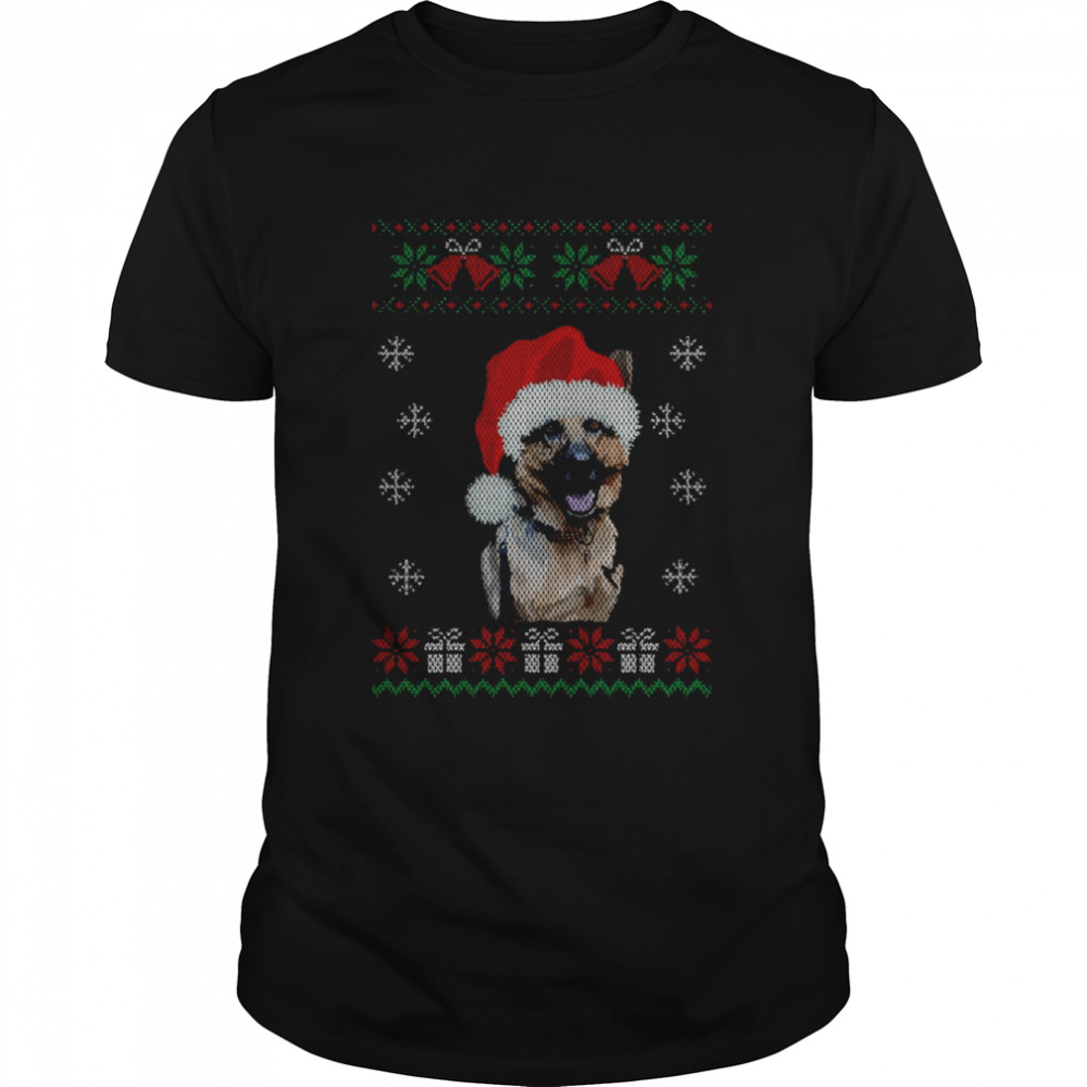 Ugly Dog Shepherd Christmas shirt