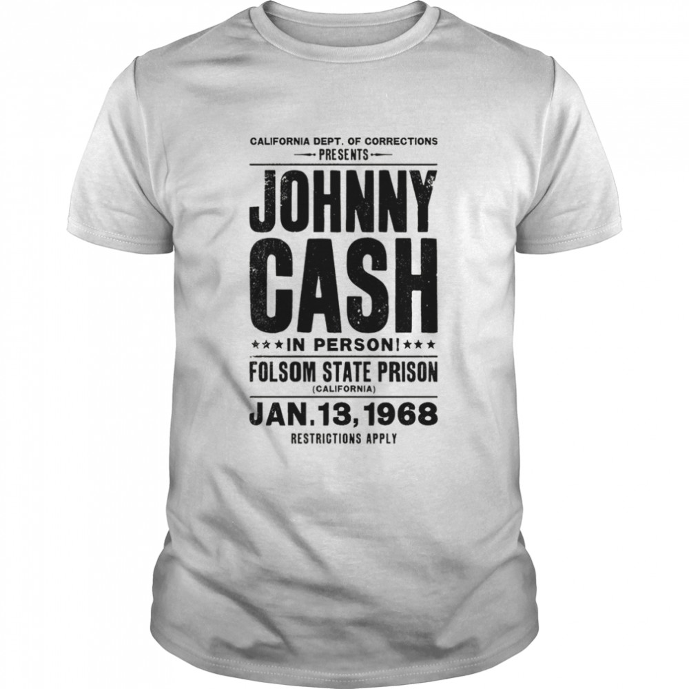 Johnny Cash State Prison shirt