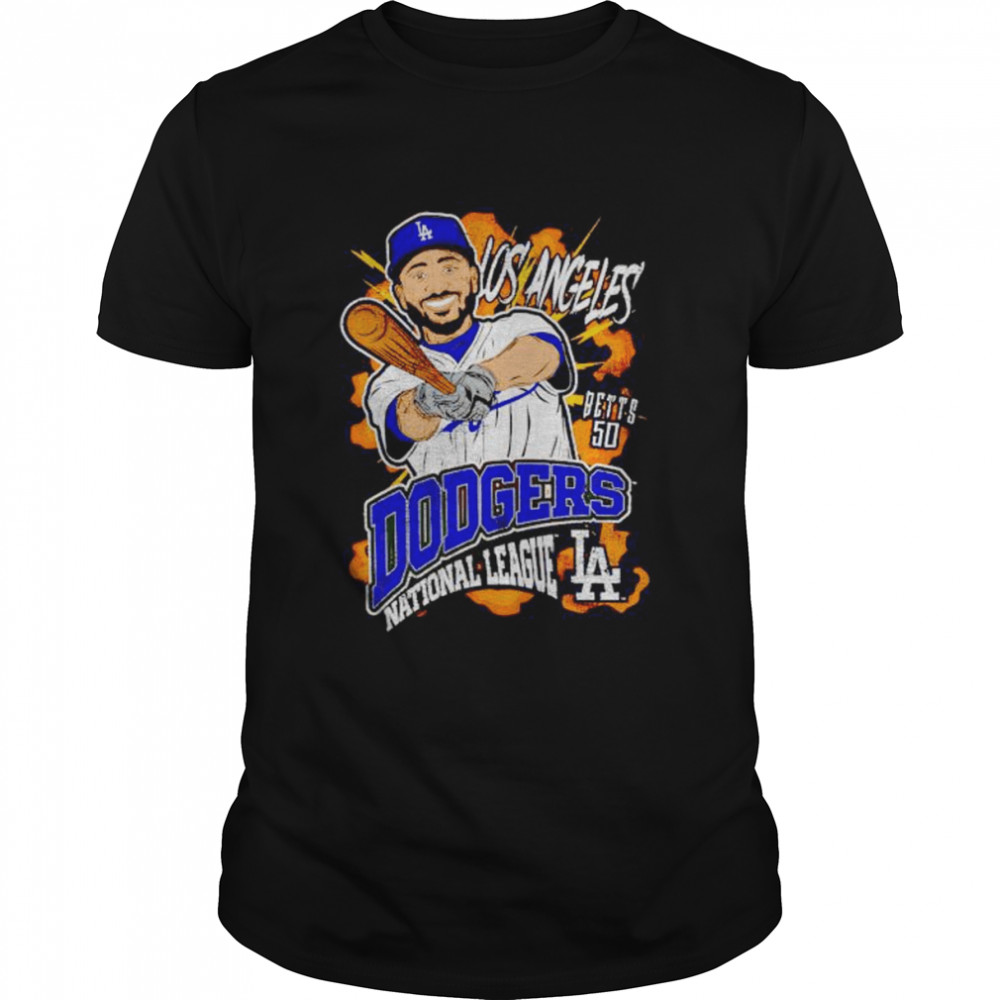 los Angeles Dodgers Mookie Betts artist series player shirt