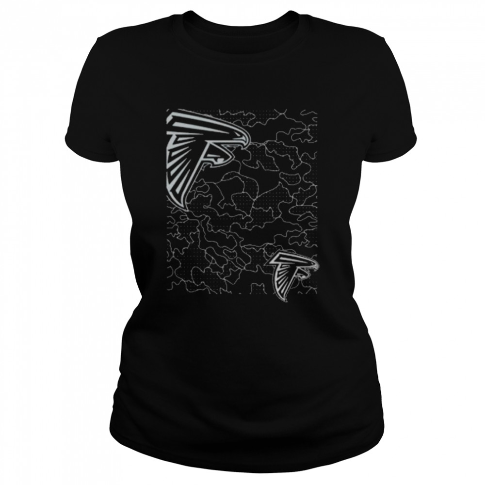NFL Atlanta Falcons Reflective Logo 2022  Classic Women's T-shirt