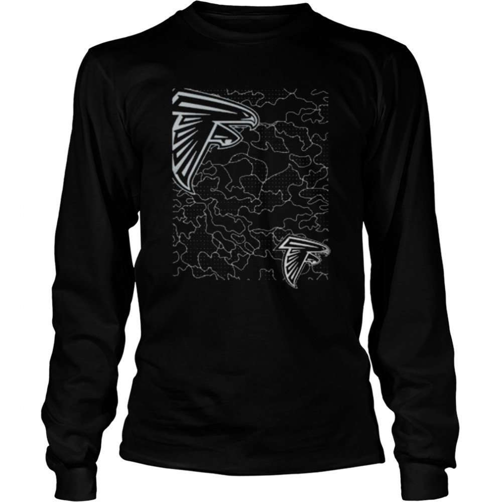 NFL Atlanta Falcons Reflective Logo 2022  Long Sleeved T-shirt