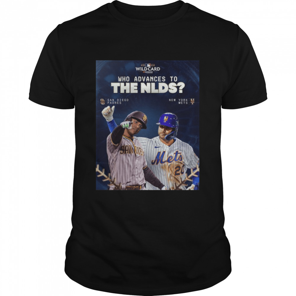 San Diego Padres vs New York Mets NLDS 2022 Wild Card shirt
