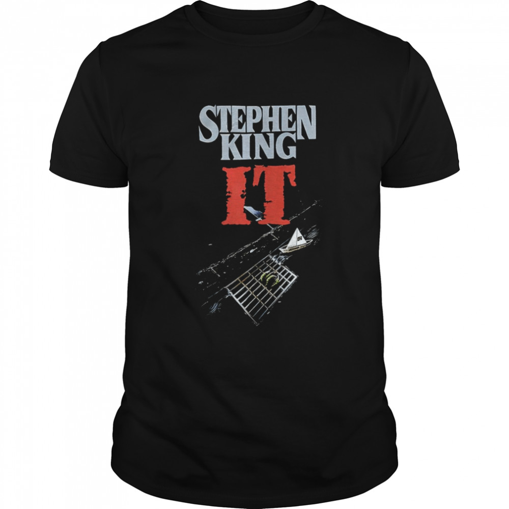 Steven King It Book Cover Scary Movie shirt