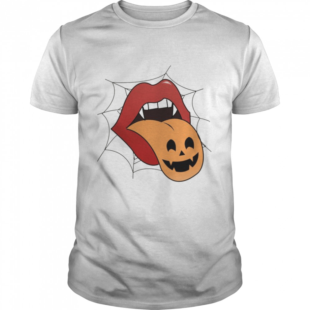 The Pumpkin Tounge The Rolling Halloween shirt