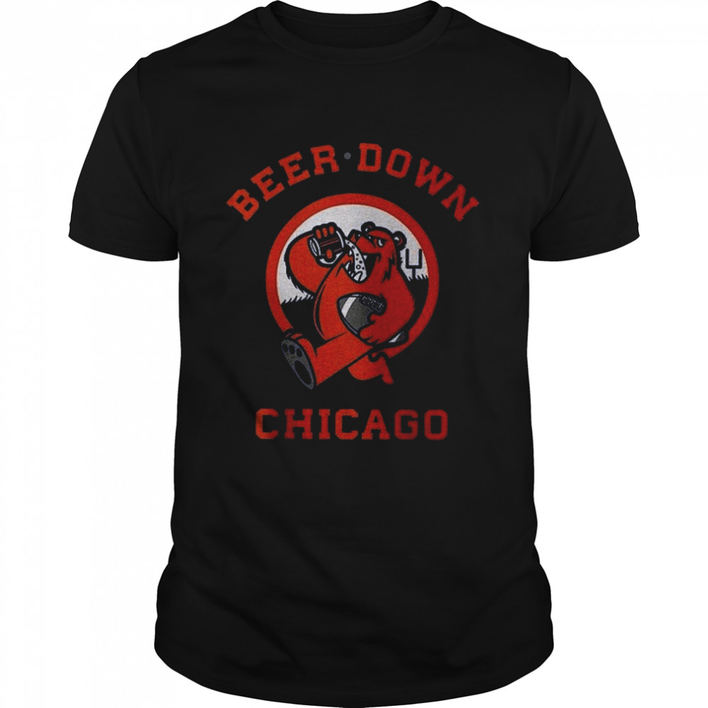 Chicago Football Beardown Funny America Football shirt
