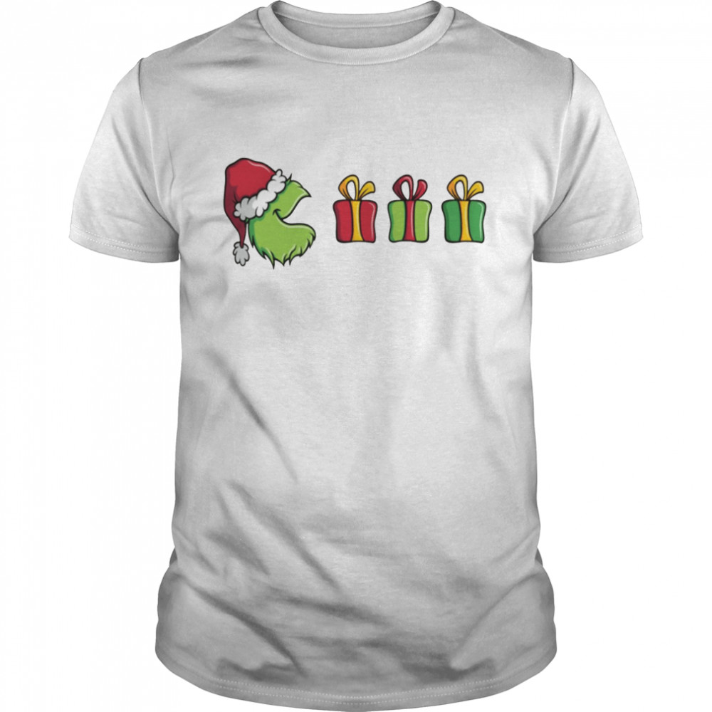 Happy Christmas With Grinch Pacman Inspired shirt